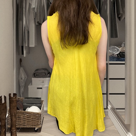 Sunflower 🌻 long blouse, free size (40” chest), made in India - Picture 4 of 8